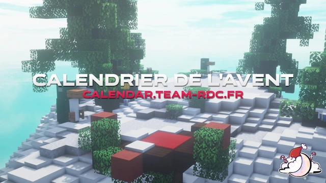 map rdc calendar avec texte